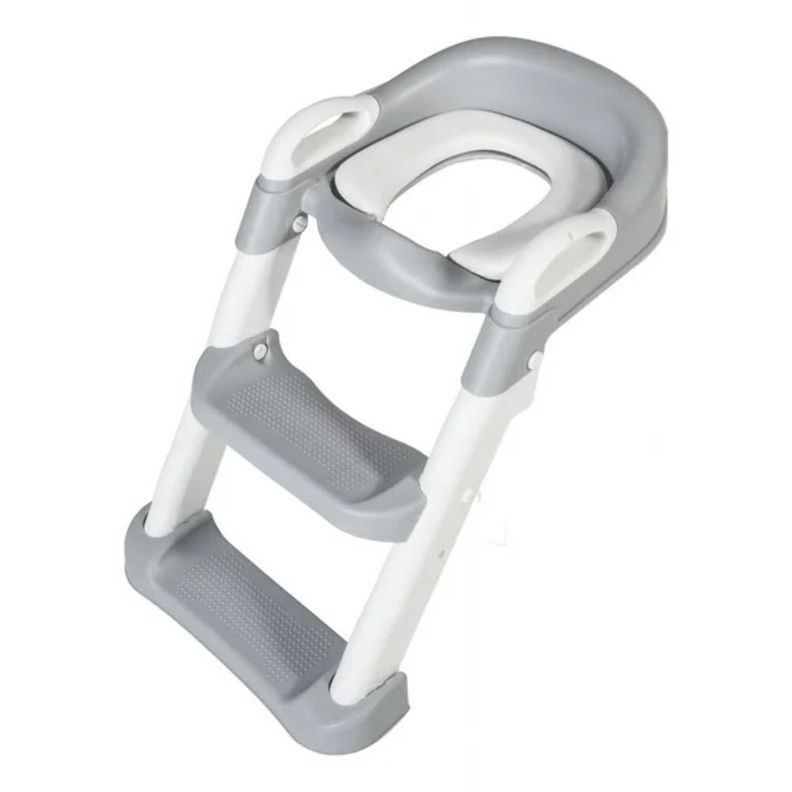 Asiento reductor con Escalera para baño entranamiento Bebe-0