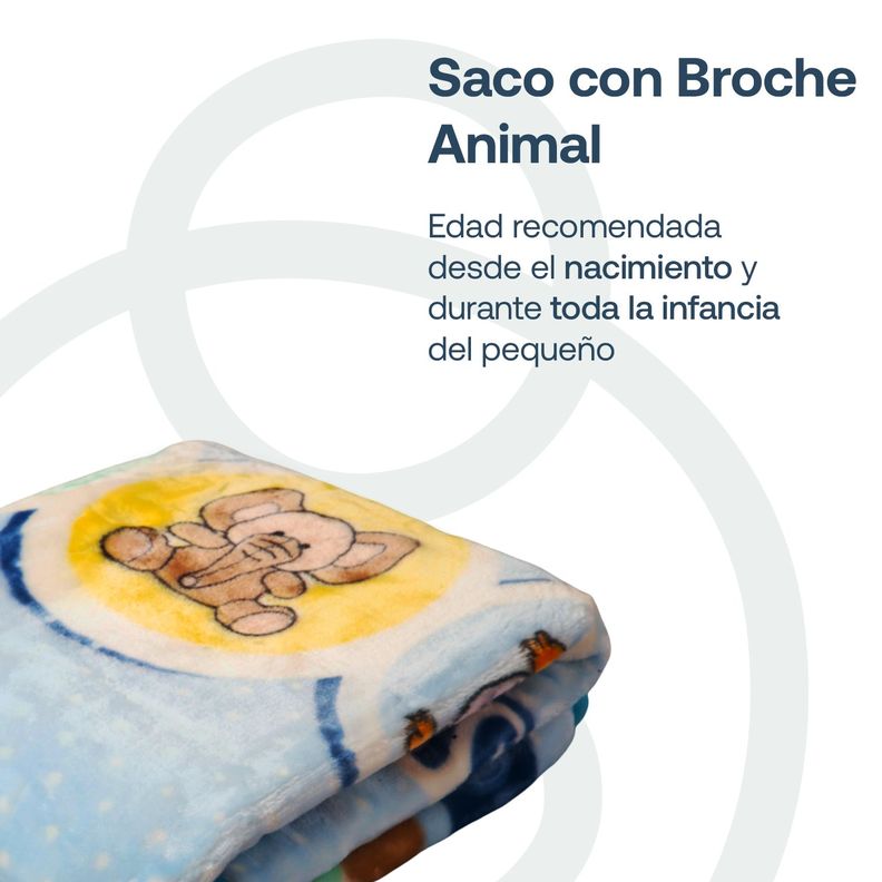 Saco con Broche Animal Celeste Bebesit-1