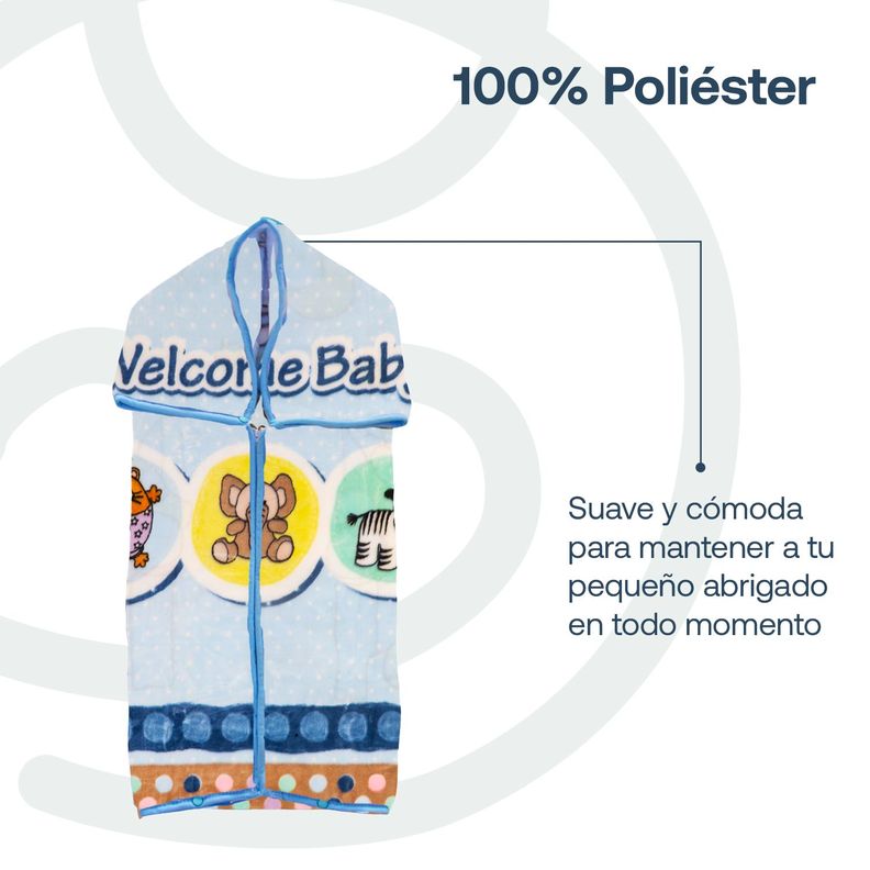 Saco con Broche Animal Celeste Bebesit-3