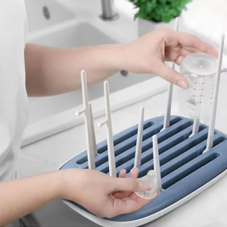 Secador Escurridor para 8 mamaderas biberones Bebe Libre BPA-1