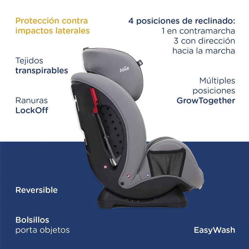 Silla de Auto Convertible Convertible Stages Gray Joie-7