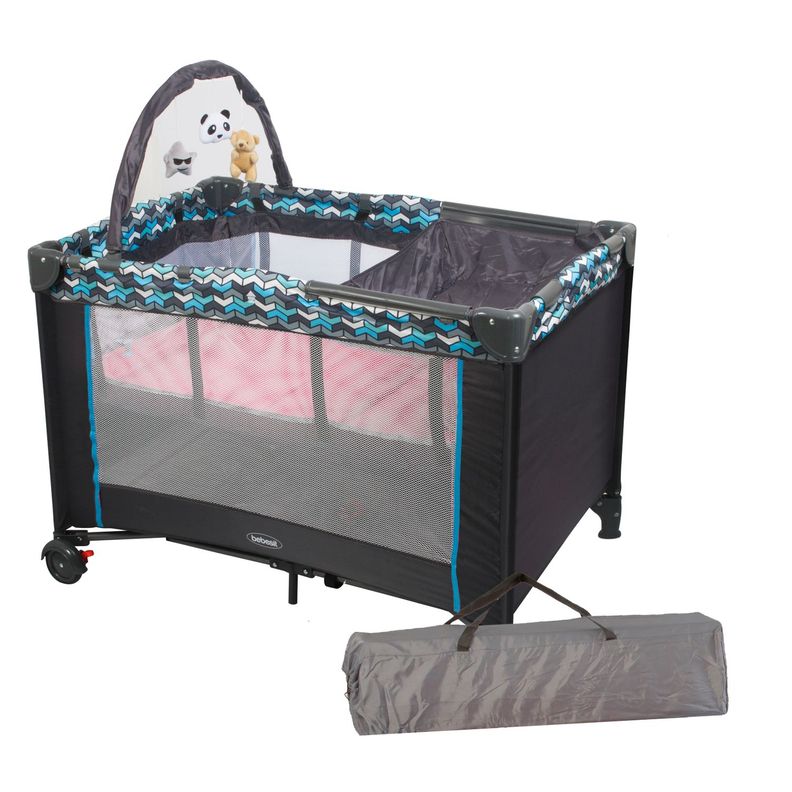 Cuna Pack and Play Sleep II Azul Bebesit-1