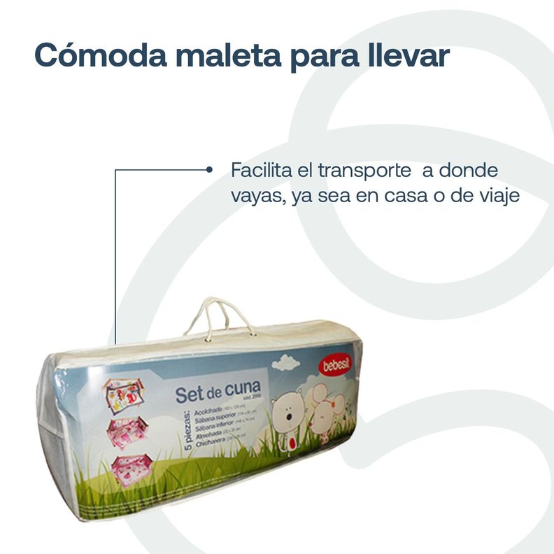 Set de Cuna Celeste 5 Piezas Bebesit-6