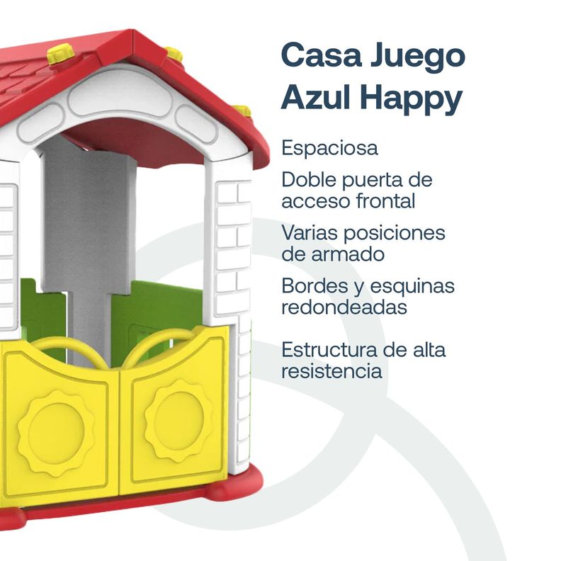 Casa de Juegos Exterior Happy Bebesit - Multicolor-1