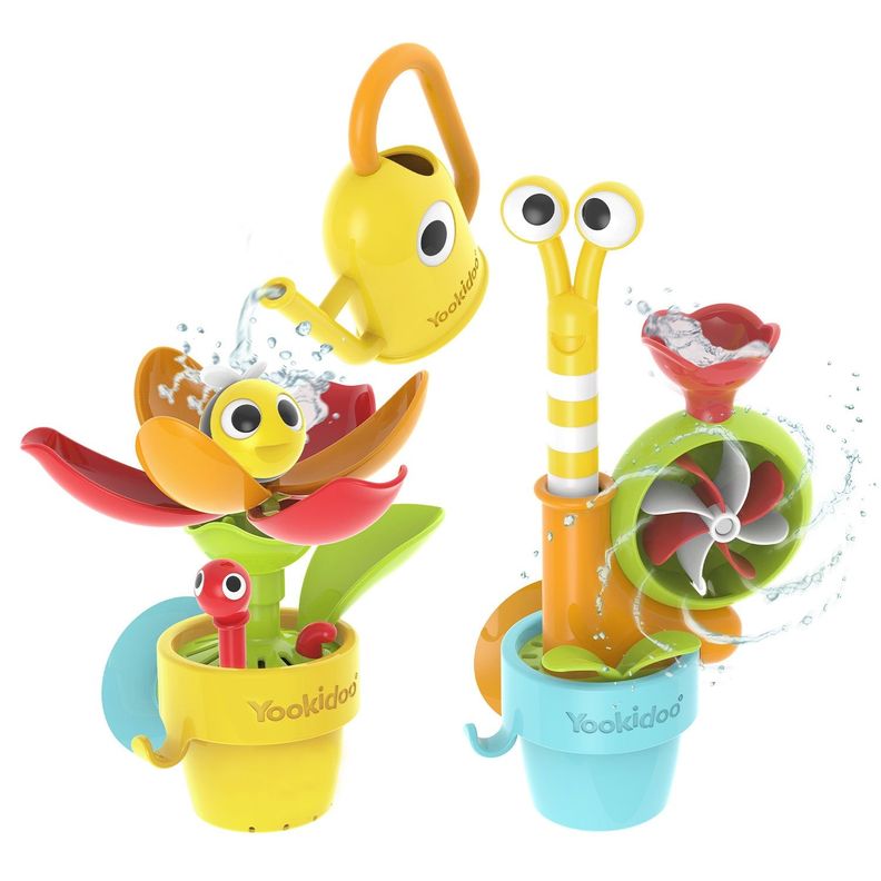 Juego de Baño Caracol y Abejita Infantil Bebé Niño Niña Tina Yookidoo-0