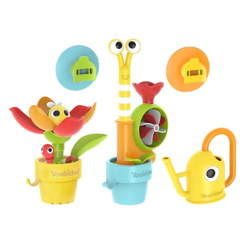 Juego de Baño Caracol y Abejita Infantil Bebé Niño Niña Tina Yookidoo-1