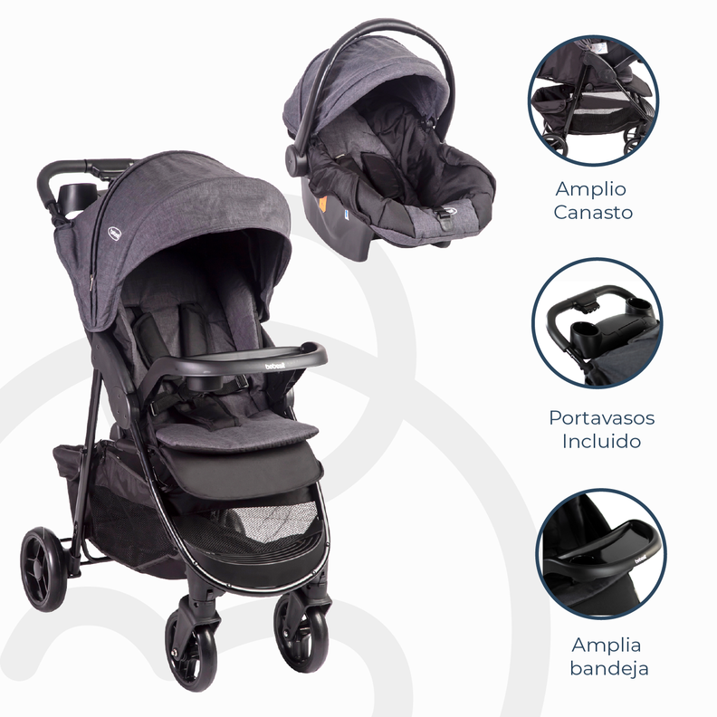 Coche Travel Sienna Gris-6
