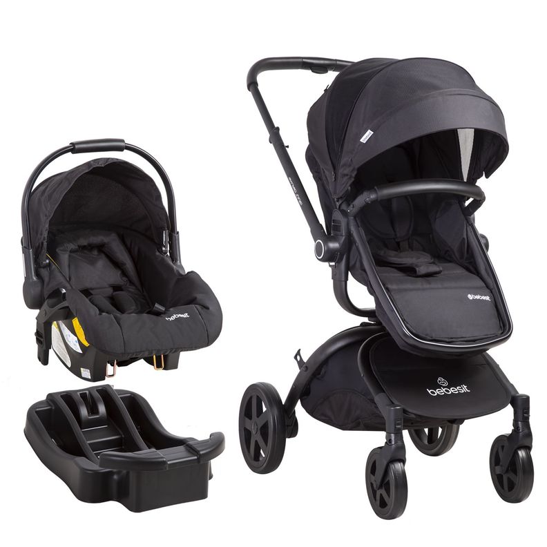 Coche Cuna Travel System Deluxe 360° SX Negro Bebesit-0