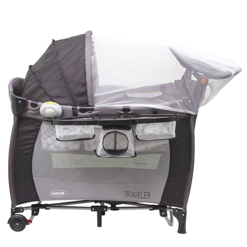 Cuna Traveler Gris Bebesit-1