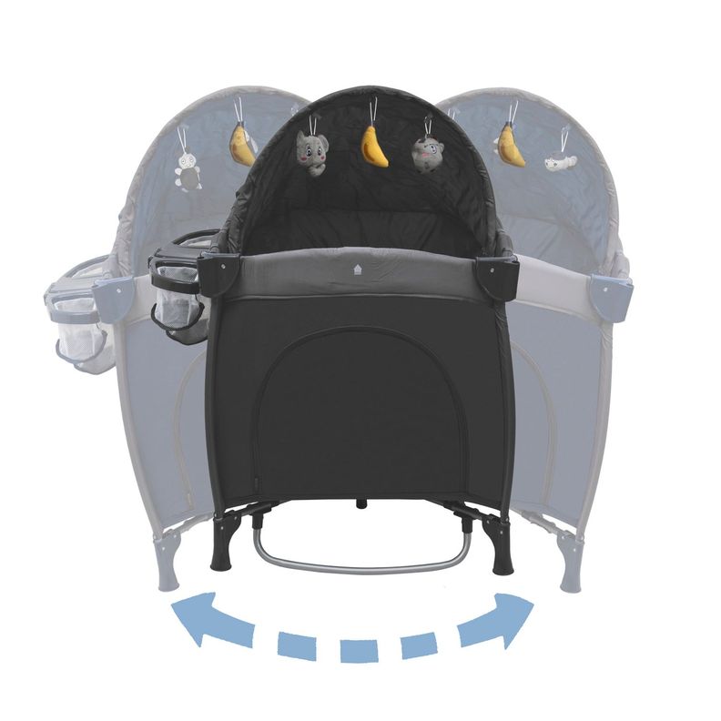 Cuna Traveler Gris Bebesit-2