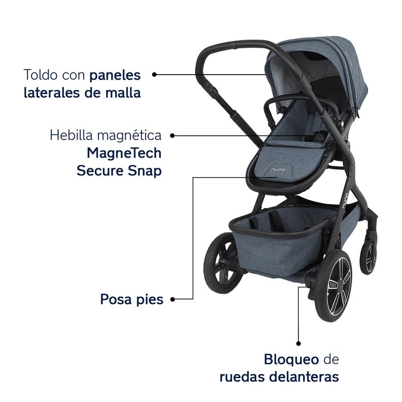 Coche paseo Nuna Demi Grow Aspen-4