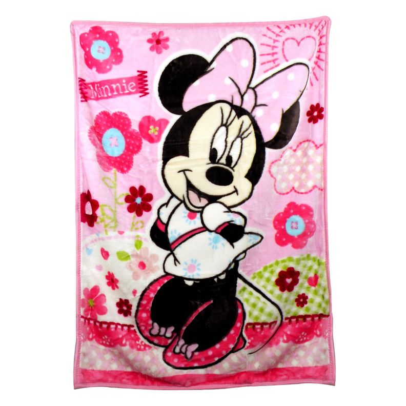 Cobertor de Cuna Minnie Rosado Disney-0