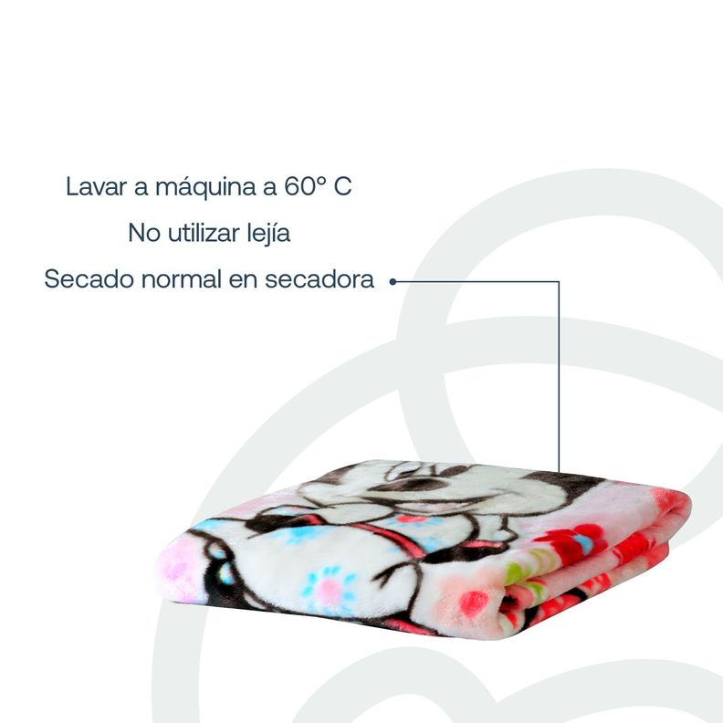 Cobertor de Cuna Minnie Rosado Disney-5