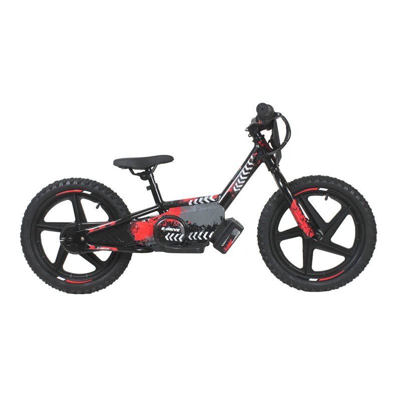 Bicicleta Moto Eléctrica E-Bike BeRide Aro 16 Roja-2