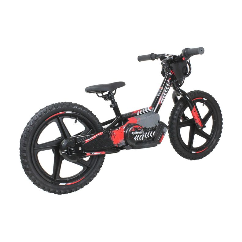 Bicicleta Moto Eléctrica E-Bike BeRide Aro 16 Roja-3