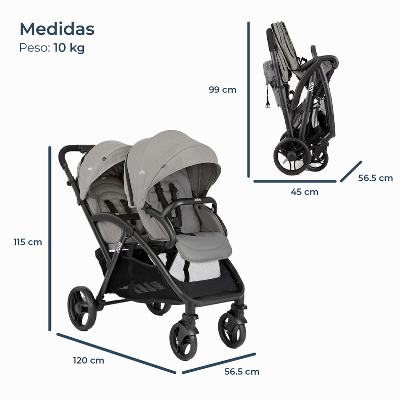 Coche Paseo Evalite Duo Pebble Joie-8