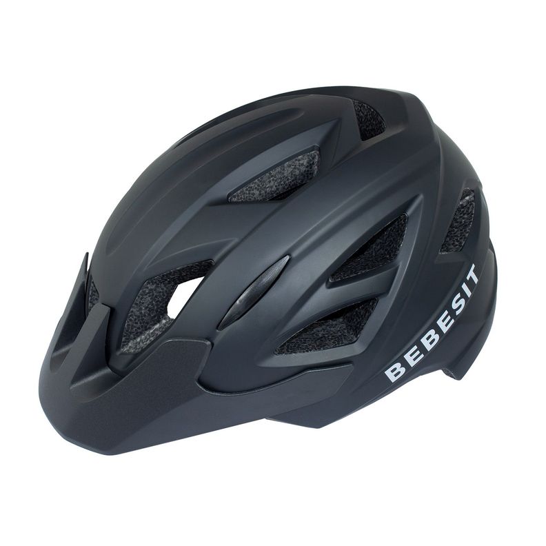 Casco Integral Moto Cross Bicicleta Rejilla Desmontable Blanco Negro-3