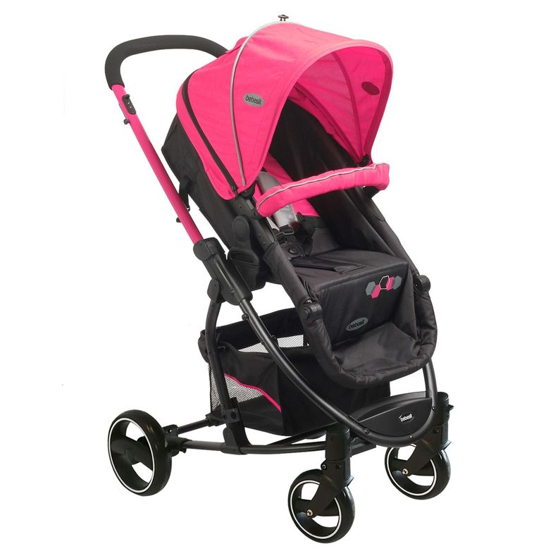 Coche Travel System Alfa Nuevo Rosado-1