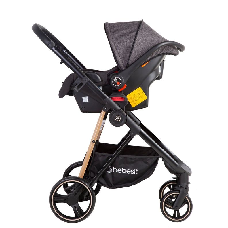 Coche Travel System Cosmos Negro-3