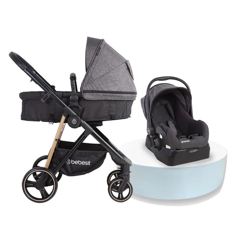 Coche Travel System Cosmos Negro-4