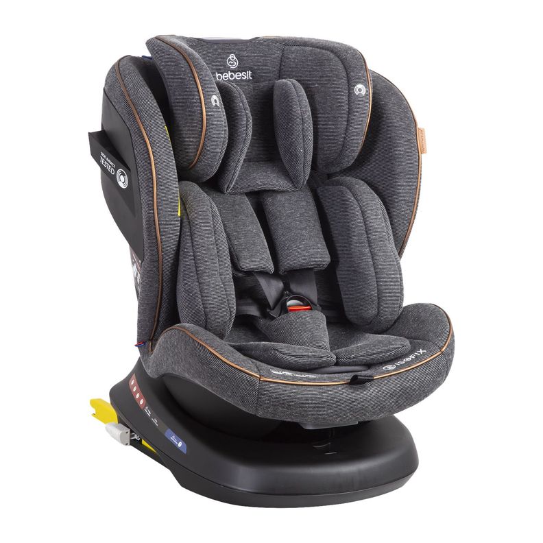 Silla de Auto Bebesit Convertible Supra 360 grados Premium Gris-0