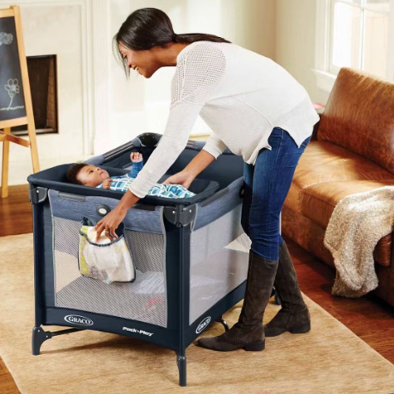 Corral Pack and Play Simple Solutions Playard Negro-4