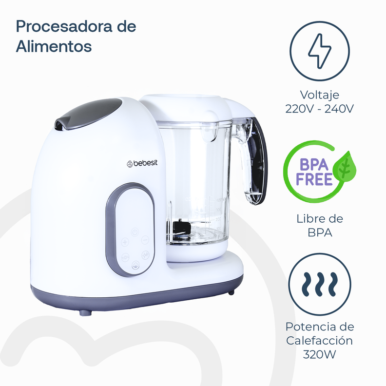 Procesadora de Alimentos Digital Bebes Bebesit-6