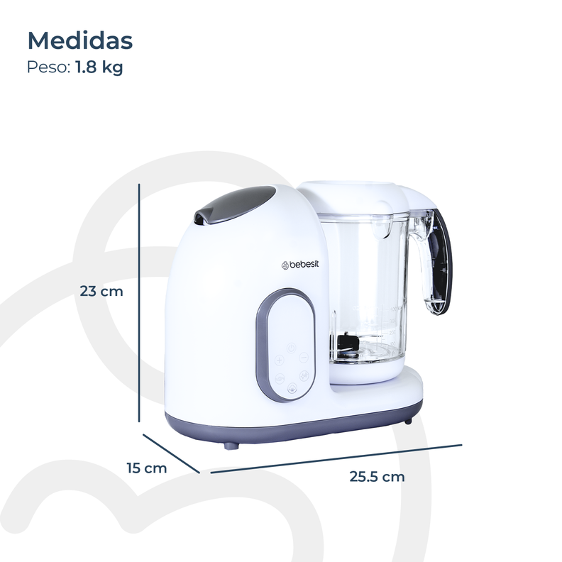 Procesadora de Alimentos Digital Bebes Bebesit-8