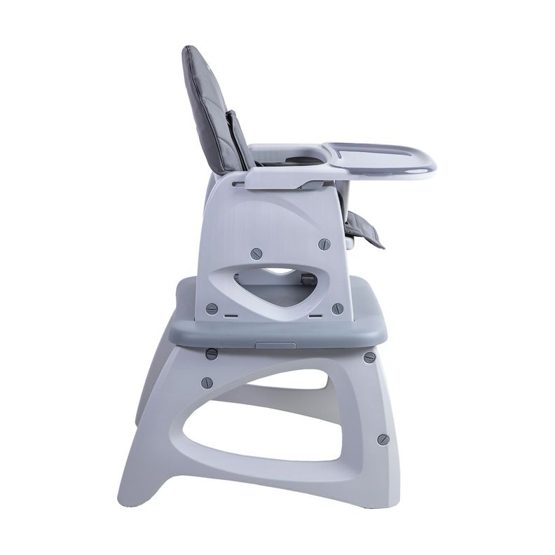 Silla de Comer Escritorio Balancin Eat&Swing Gris Bebesit-4