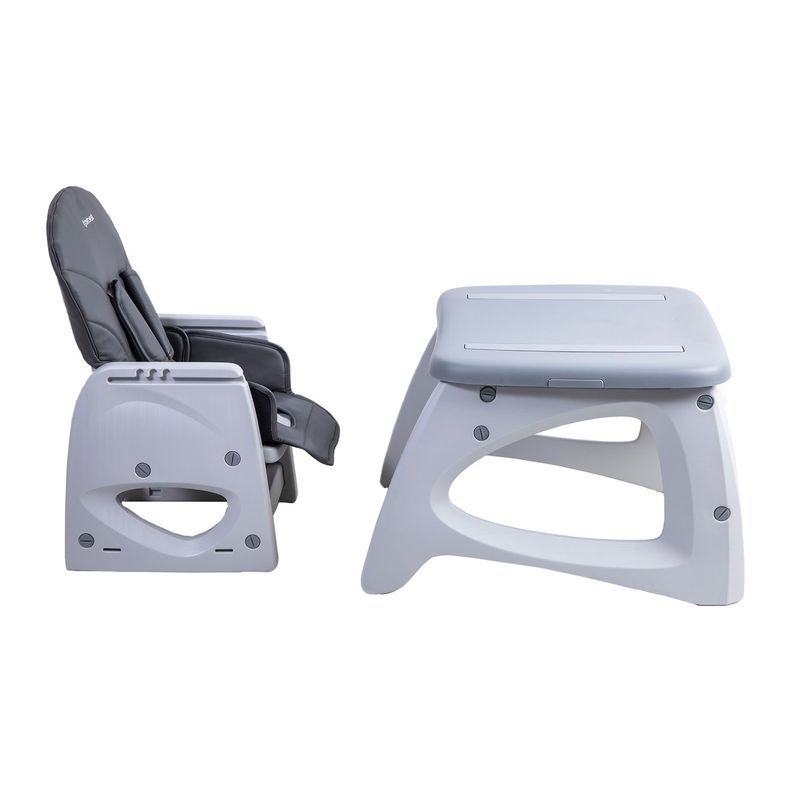 Silla de Comer Escritorio Balancin Eat&Swing Gris Bebesit-8