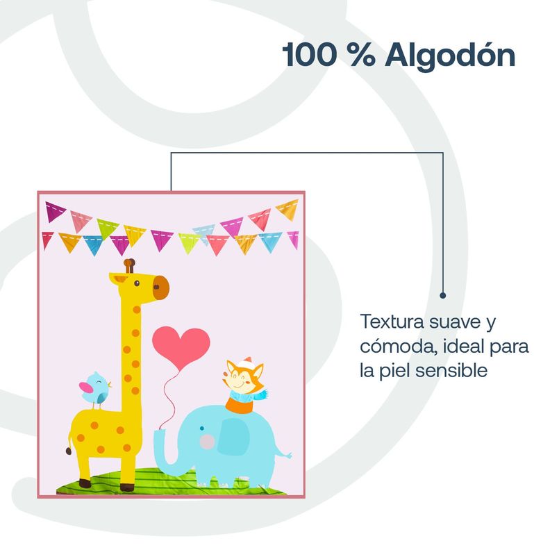 Set de Cuna Jirafa 5 Piezas Bebesit-3