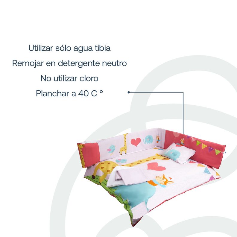 Set de Cuna Jirafa 5 Piezas Bebesit-5