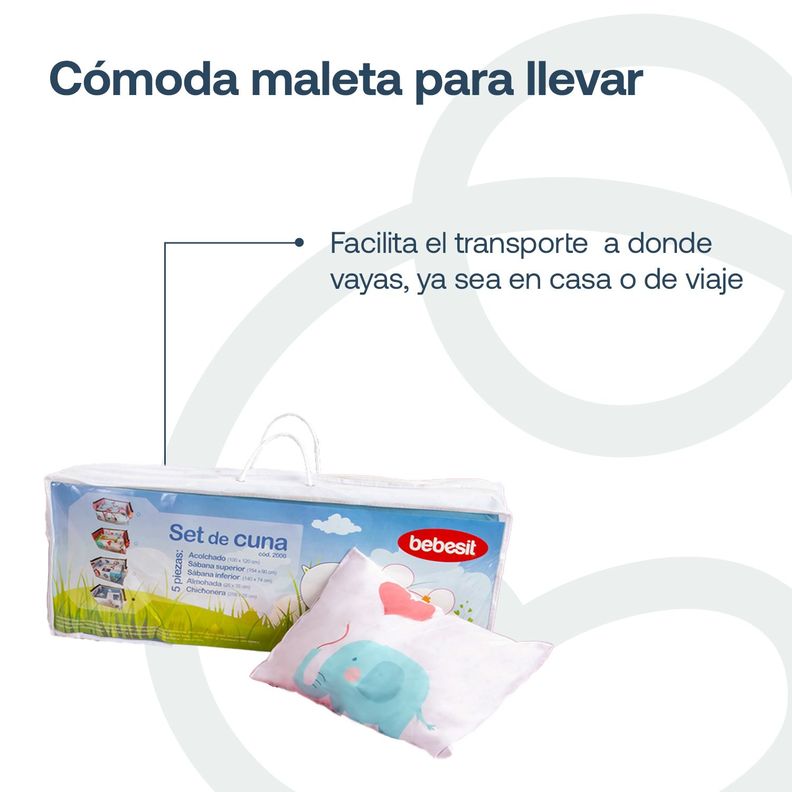 Set de Cuna Jirafa 5 Piezas Bebesit-6