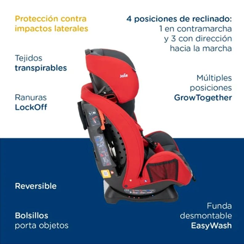 Silla de Auto Convertible Convertible Stages Red & Gray Joie-4