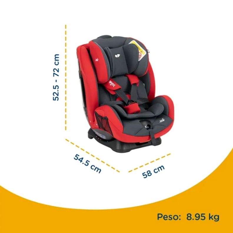 Silla de Auto Convertible Convertible Stages Red & Gray Joie-6