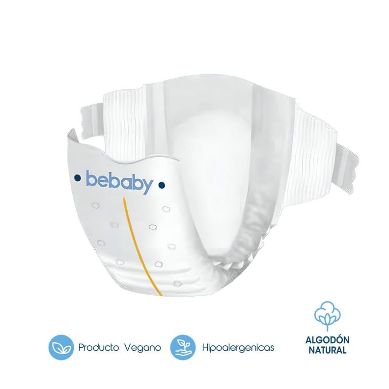 Pañales BeBaby Premium By Bebesit XG 56u Hipoalergénico-3