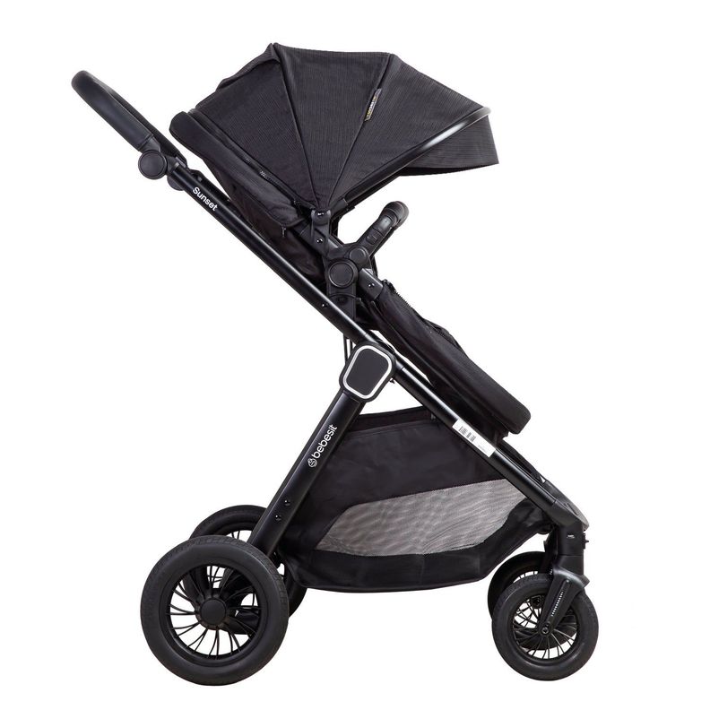 Coche Cuna Travel System Isofix Sunset Premium Negro Bebesit-2