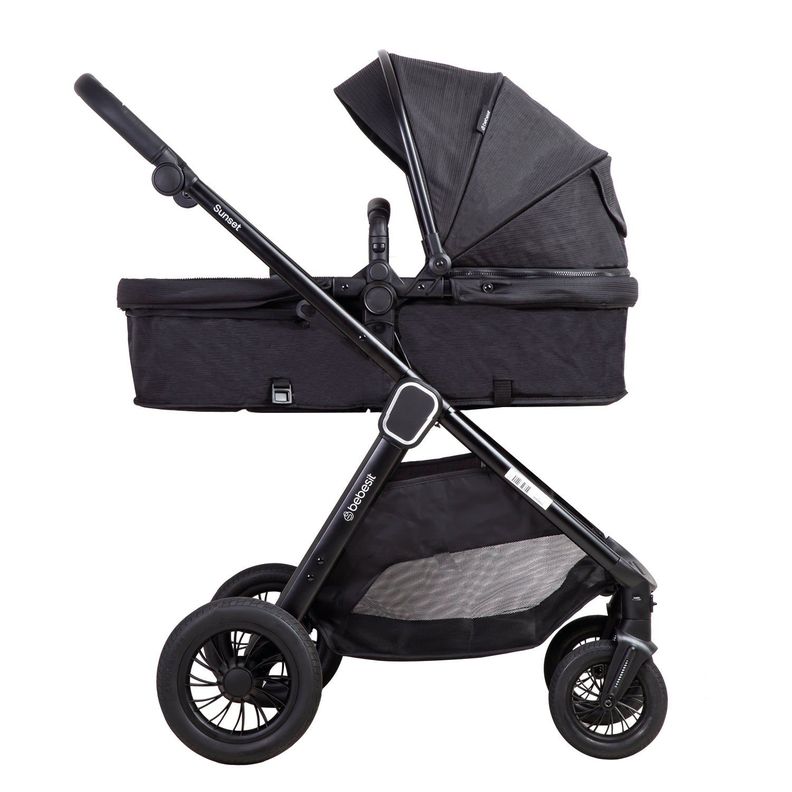 Coche Cuna Travel System Isofix Sunset Premium Negro Bebesit-3