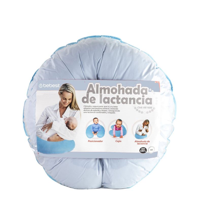 Almohada Lactancia Azul Bebesit-6