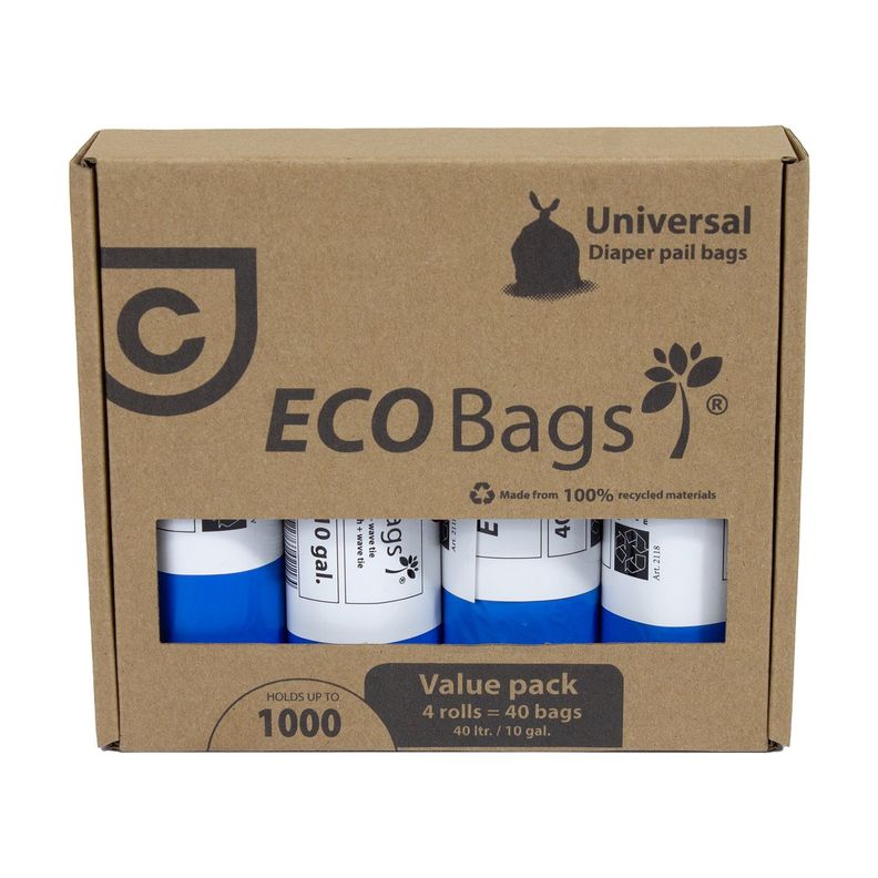 Bolsas Basura EcoBags 4x40 Bebesit-0