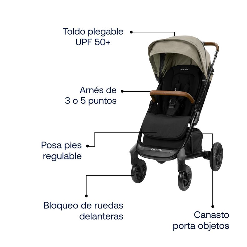 Coche paseo Nuna TAVO NEXT Timber-3