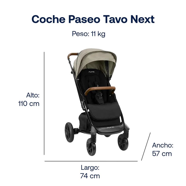 Coche paseo Nuna TAVO NEXT Timber-6