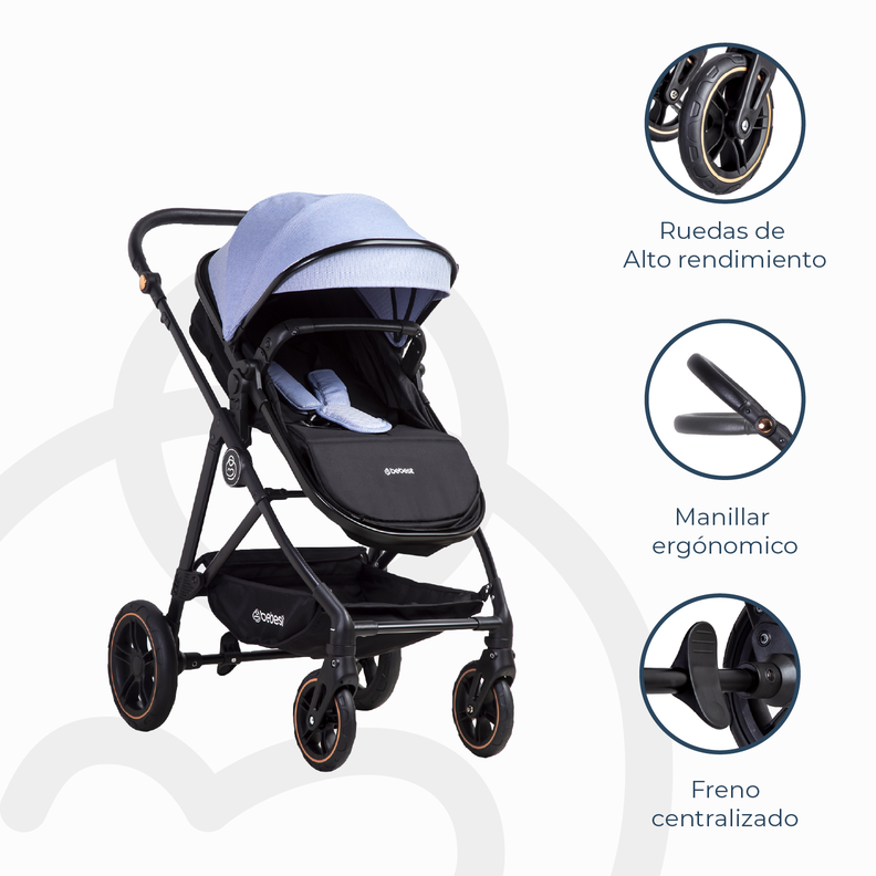 Coche Cuna Paseo Street Azul Bebesit-7