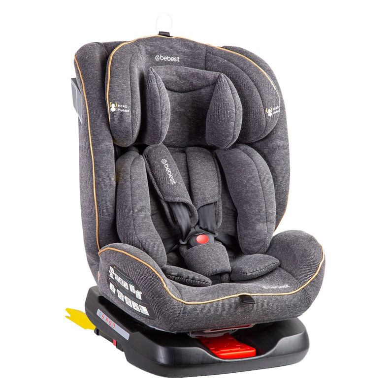 Silla de Auto Convertible Supra 360° Gris-0