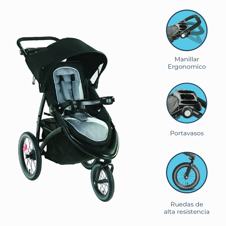 Coche de Paseo FastAction Jogger LX Stroller Redmond Graco-2