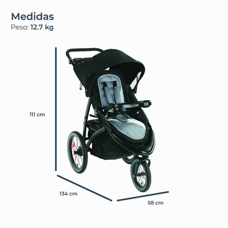 Coche de Paseo FastAction Jogger LX Stroller Redmond Graco-4
