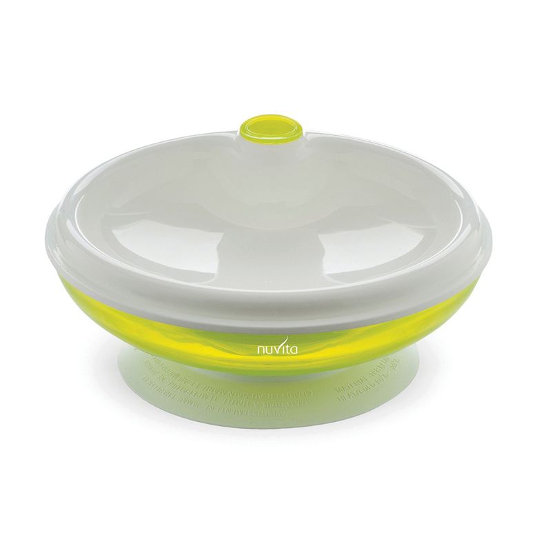 Plato con tapa para microonda Verde PPPL0027-0