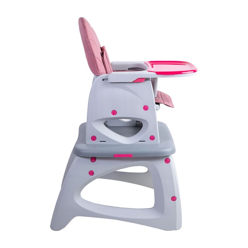 Silla de Comer Escritorio Balancin Eat&Swing Rosa Bebesit-2
