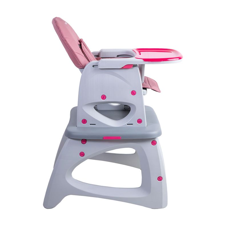 Silla de Comer Escritorio Balancin Eat&Swing Rosa Bebesit-3