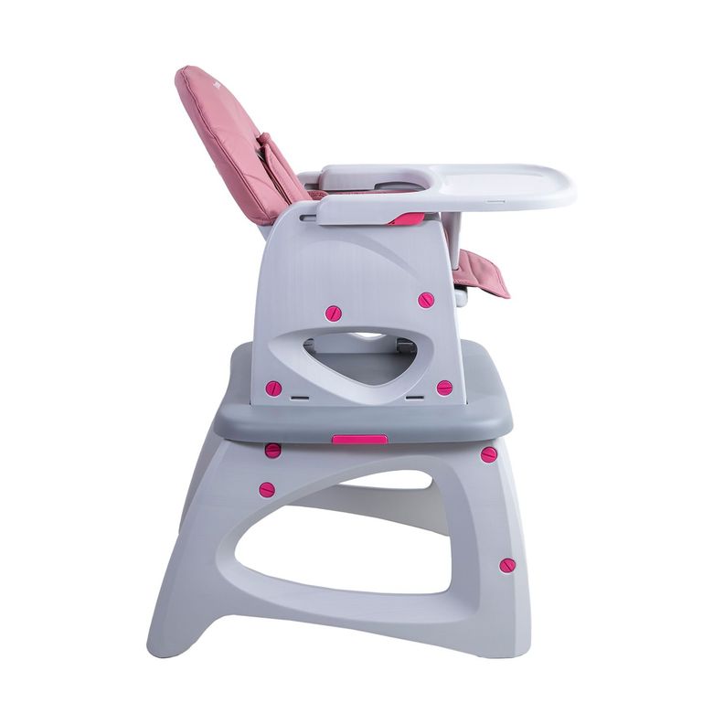 Silla de Comer Escritorio Balancin Eat&Swing Rosa Bebesit-4